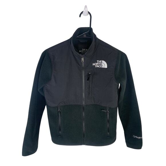 The North Face Girls Polartec Fleece Jacket Black Teen Large - Picture 1 of 7